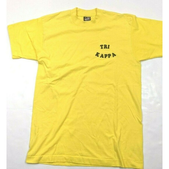 Vintage 90s FTL Tri Kappa Sorority Tee T-Shirt Single Stitch‎ MADE IN USA EUC M - Picture 1 of 4